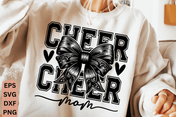 Cheer Mom Bow
