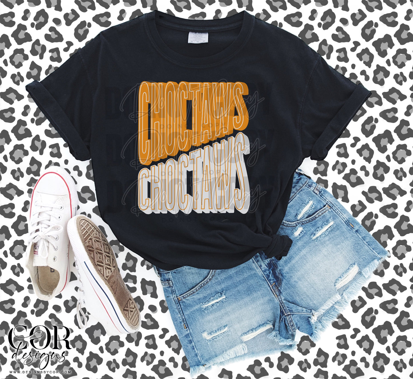 Choctaws Orange And White