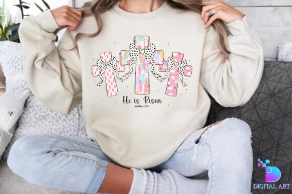 He Is Risen Easter Crosses