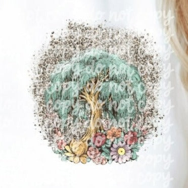 She Can Put A Smile On a Weeping Willow POCKET-DTF Transfer