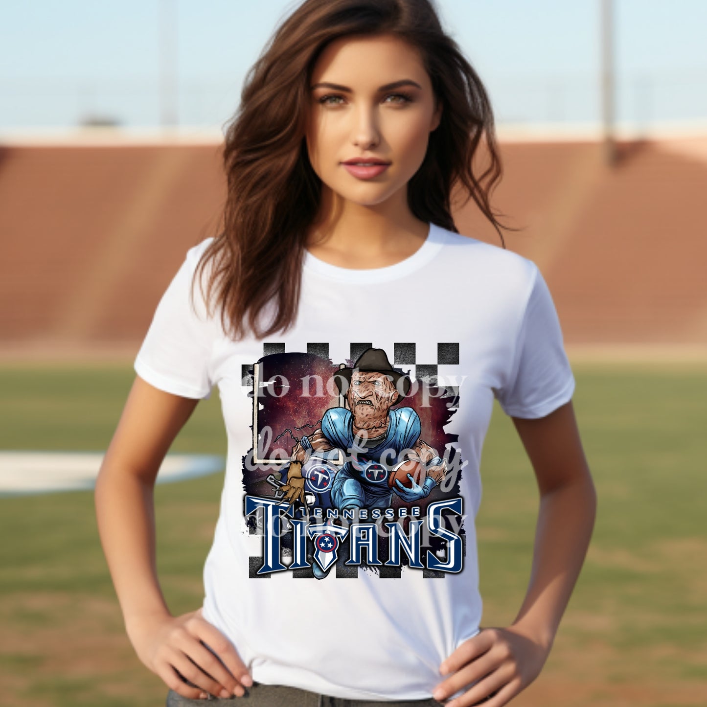 Tennessee Titans - horror & checkered