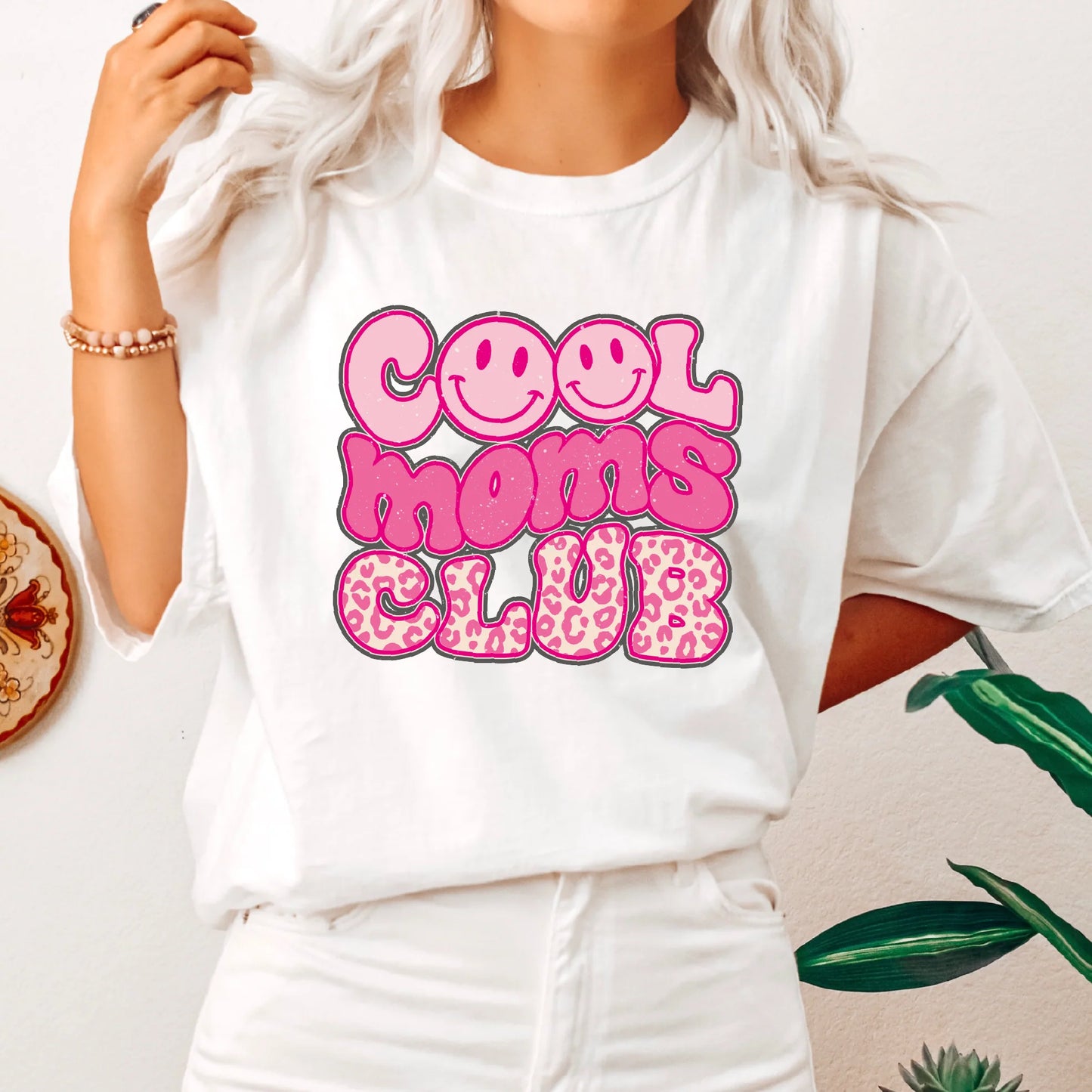 Cool moms club, pink and cheetah print