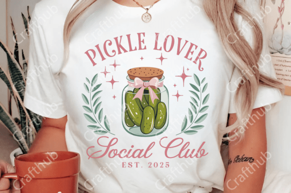 Pickle Lover Girly Social Club
