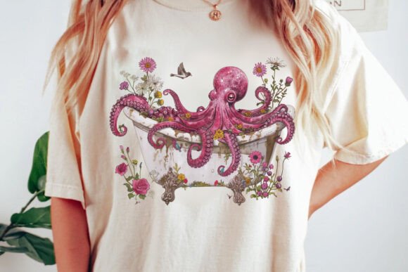 Octopus In A Tub