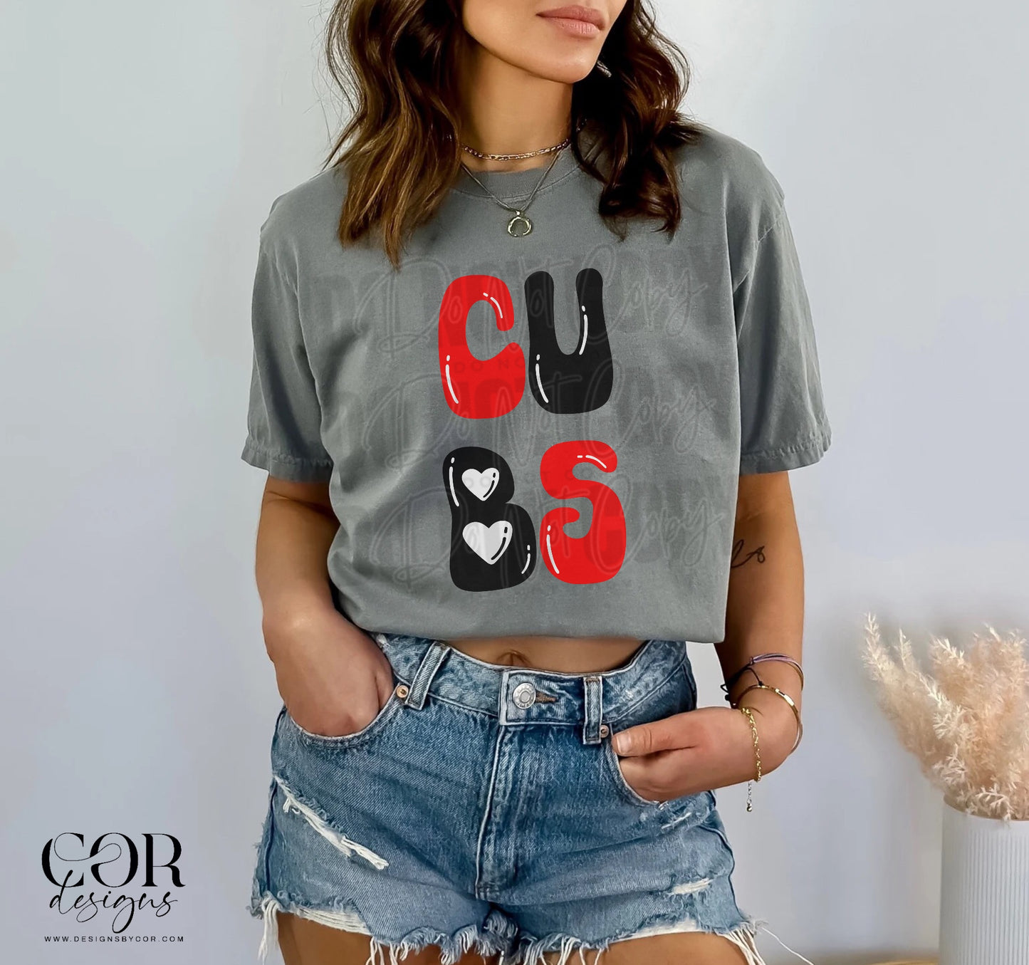 Cubs Red And Black