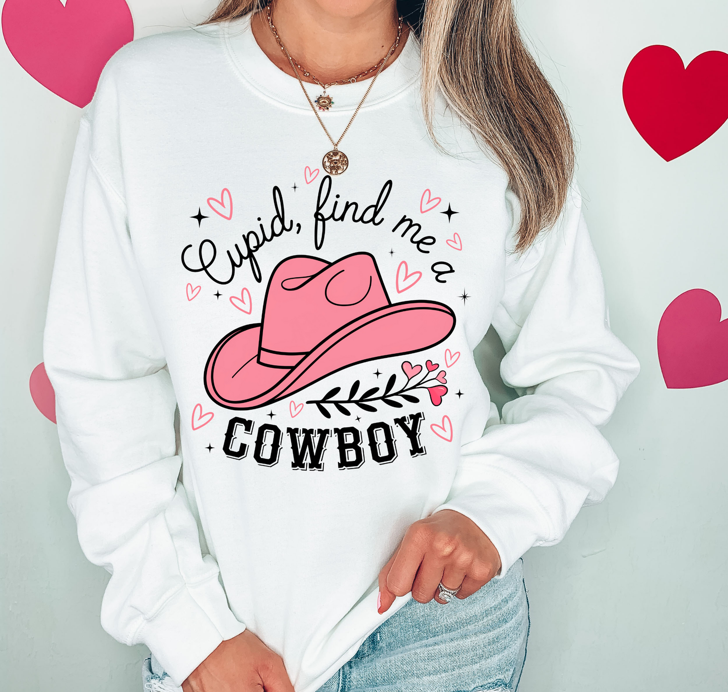 Cupid Find Me A Cowboy Pink Cowboy Hat