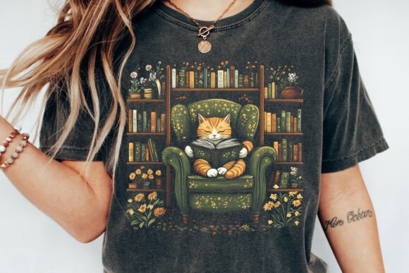 Cat Reading