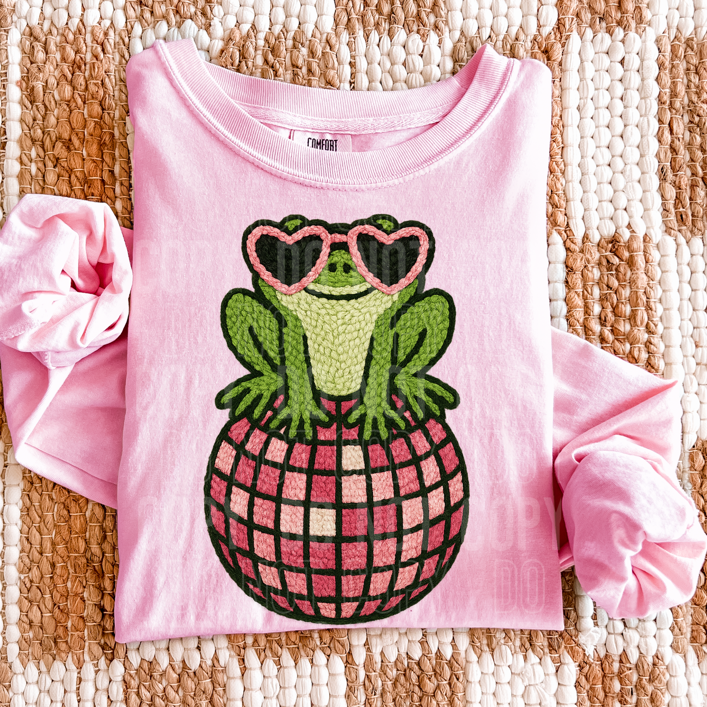 FAUX YARN DISCO FROG
