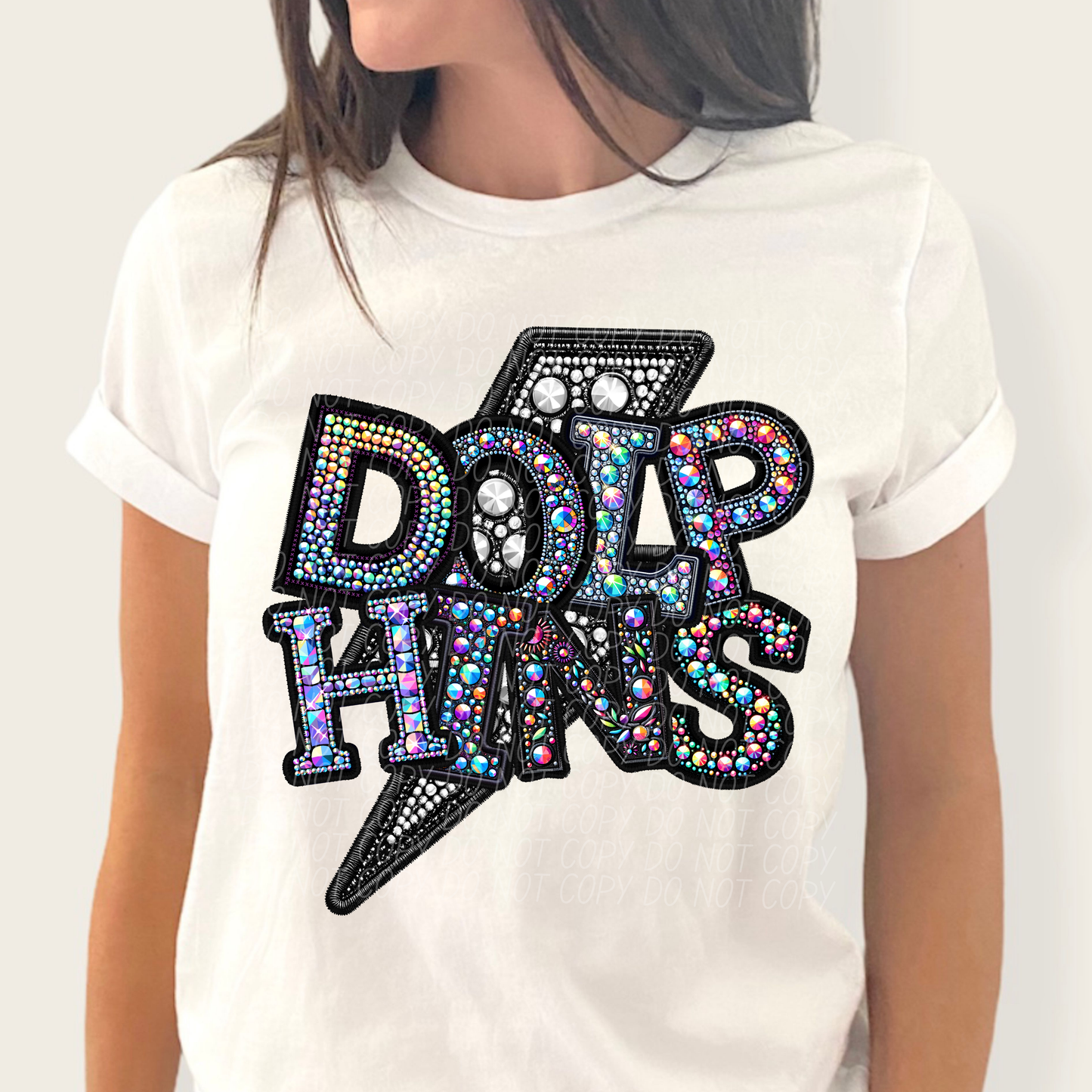 Dolphins (Rhinestones)