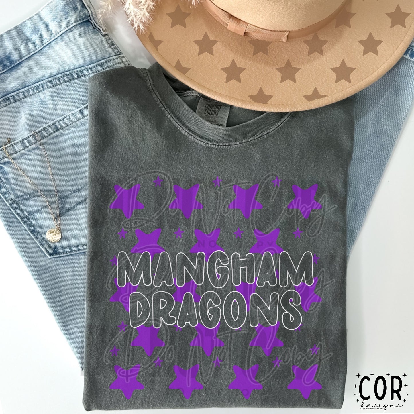Mangham Dragons (purple stars)