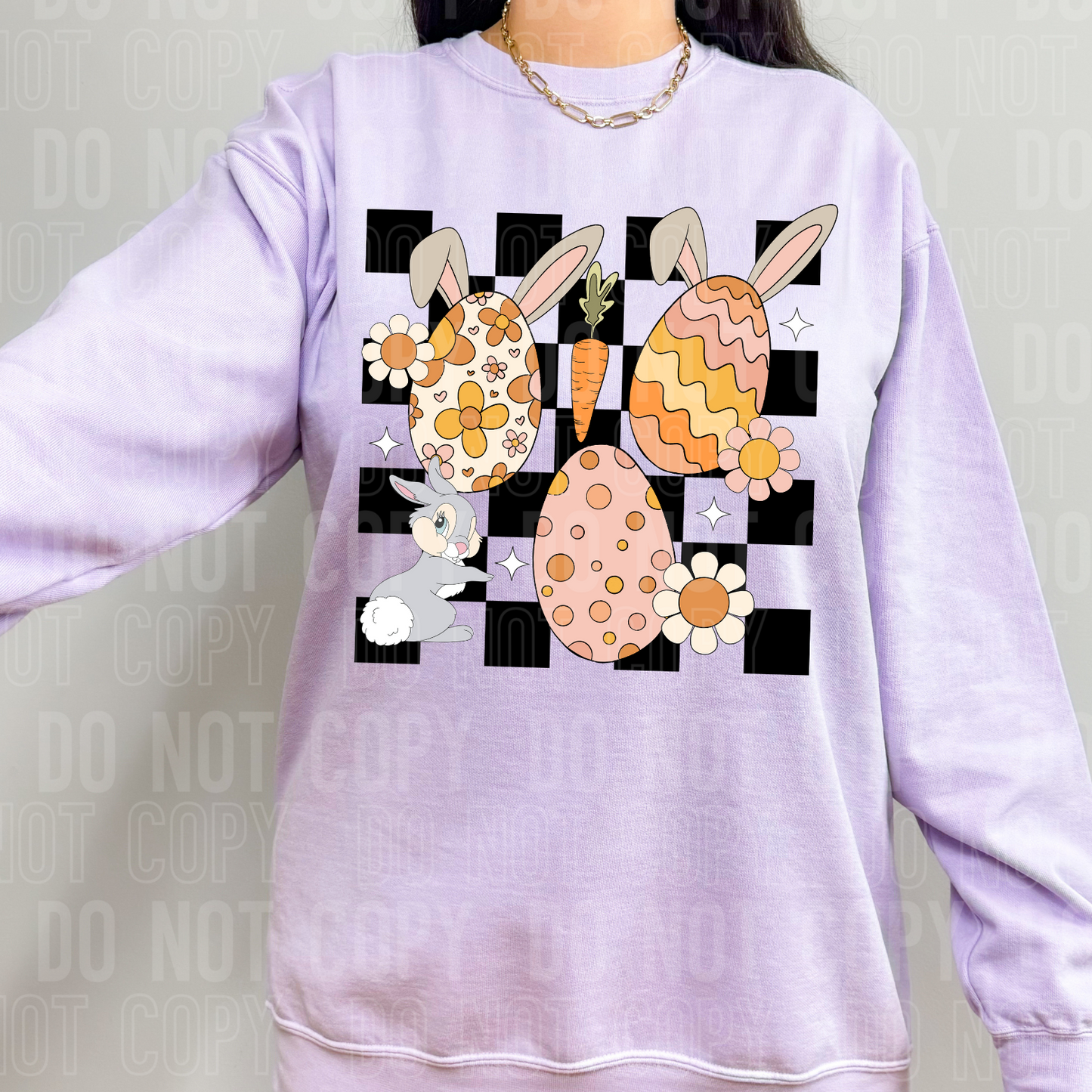 Easter checkered collage