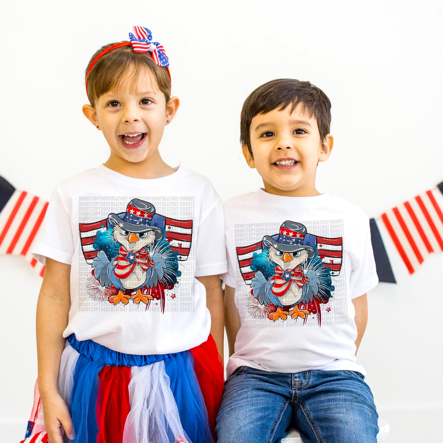 Eagle 4th of July - DTF Transfer