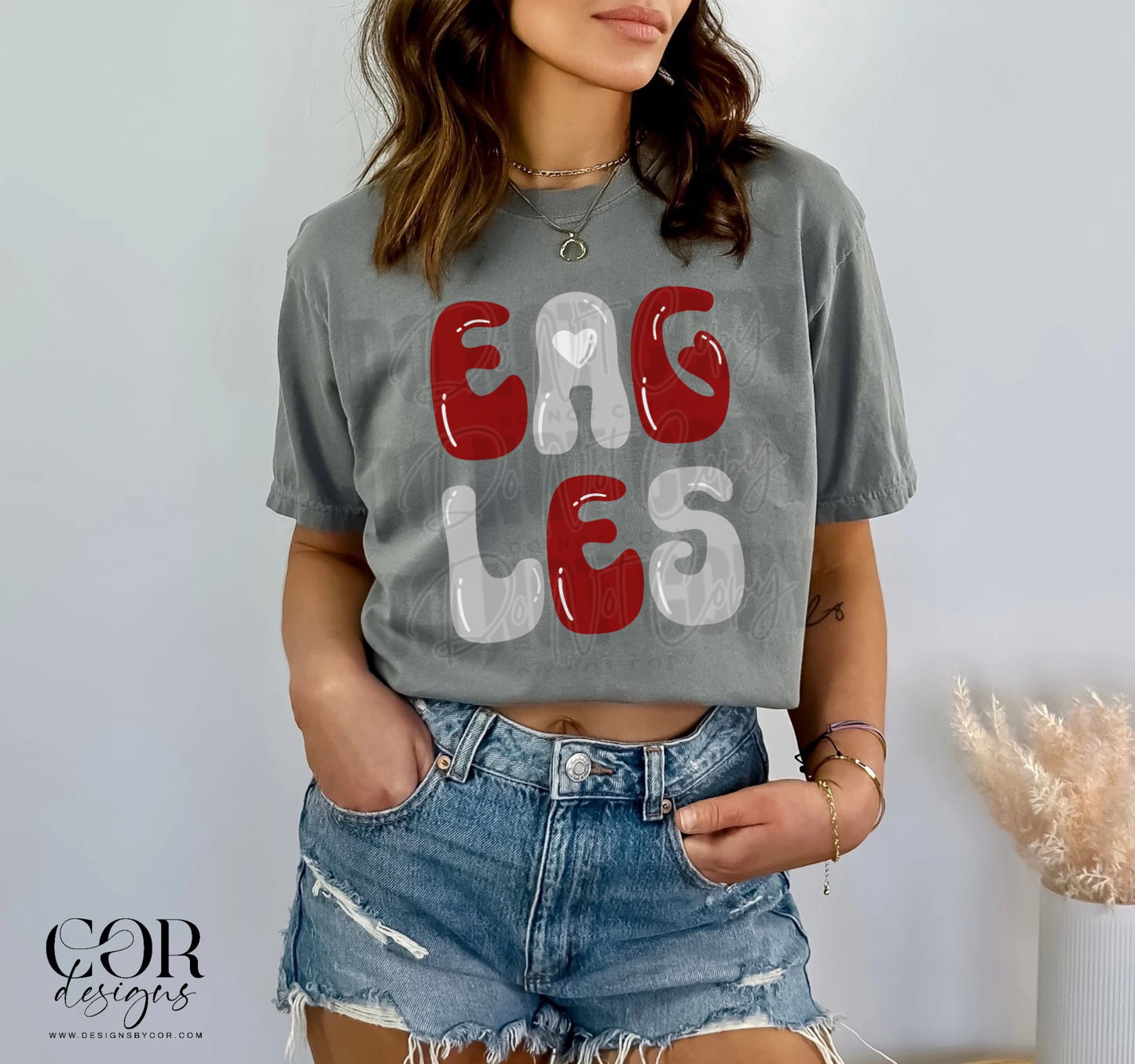 Eagles Red And Grey