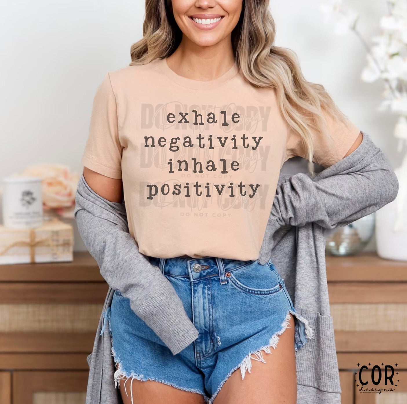 Exhale negativity inhale positivity