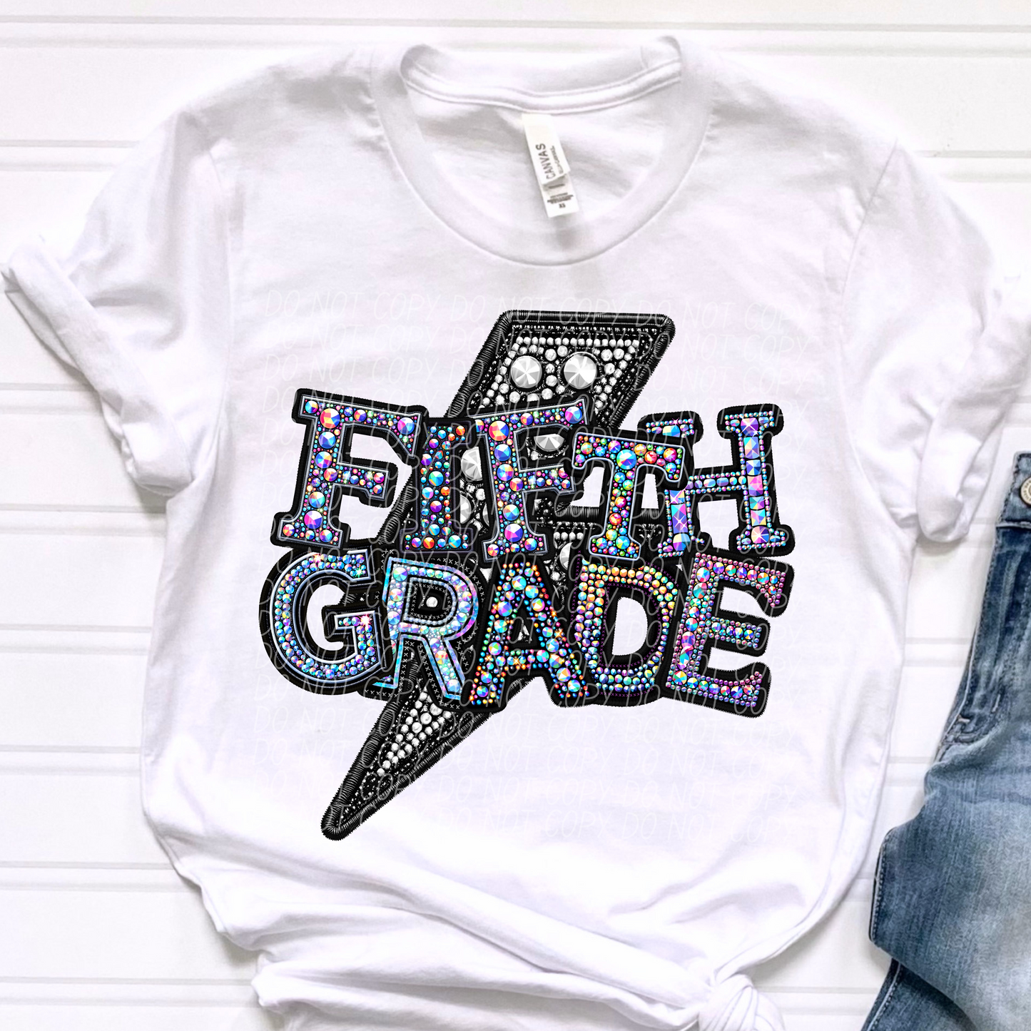 Fifth Grade (rhinestones)