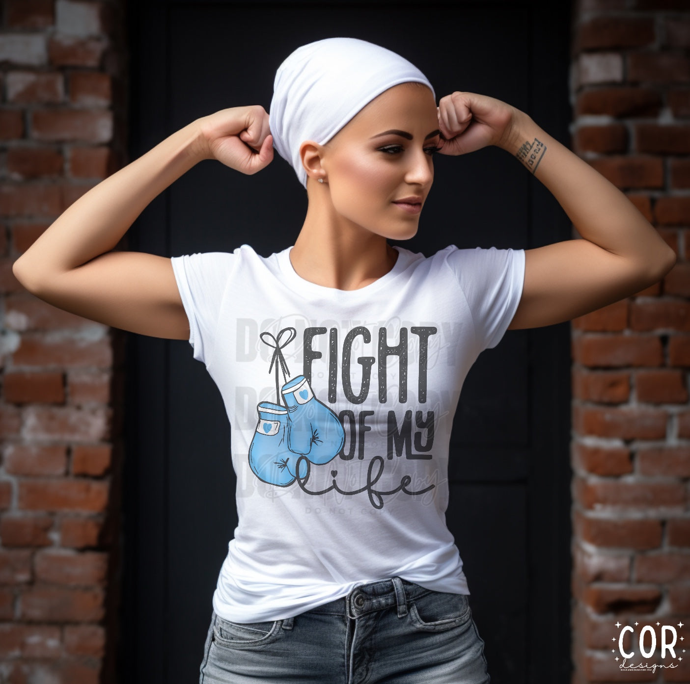 Fight Of My Life Light Blue