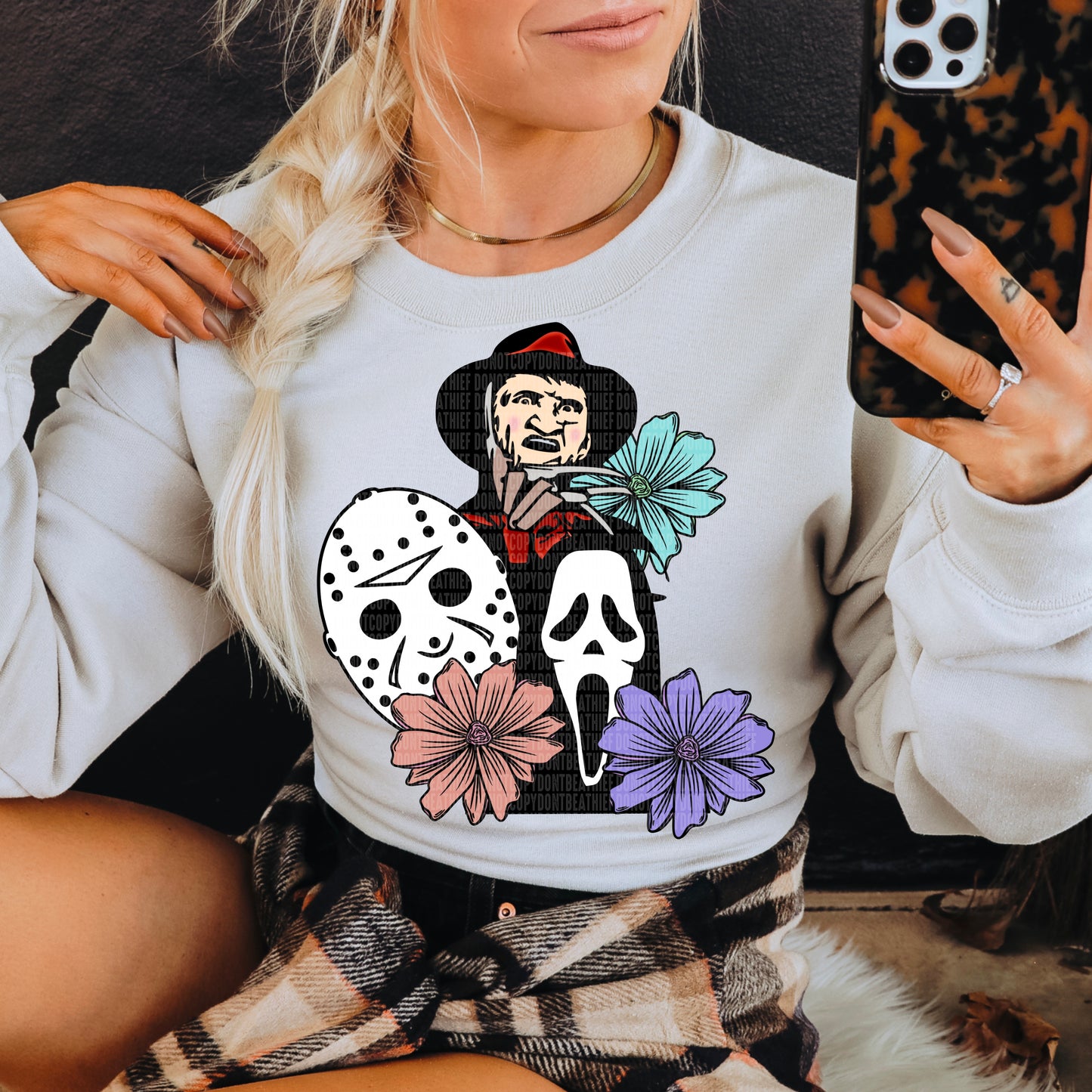 Floral Horror COLOR - DTF Transfer