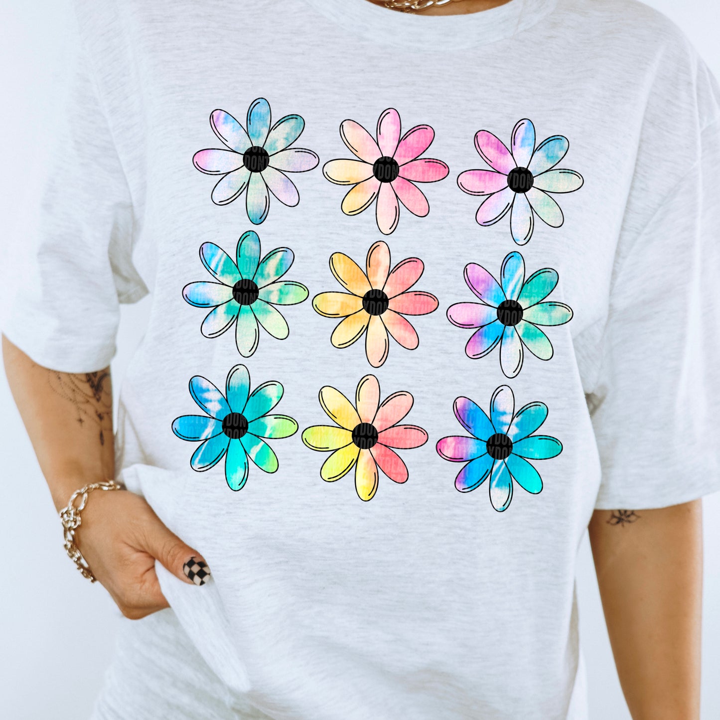 Pastel Flower Group- DTF Print