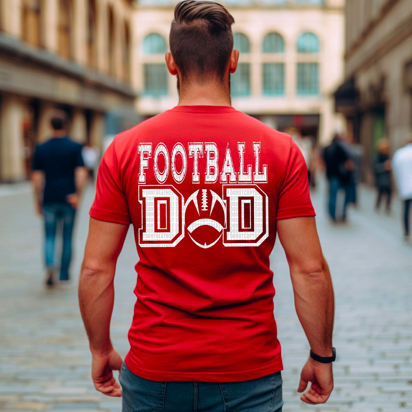 Football DAD (WHITE) - DTF Transfer