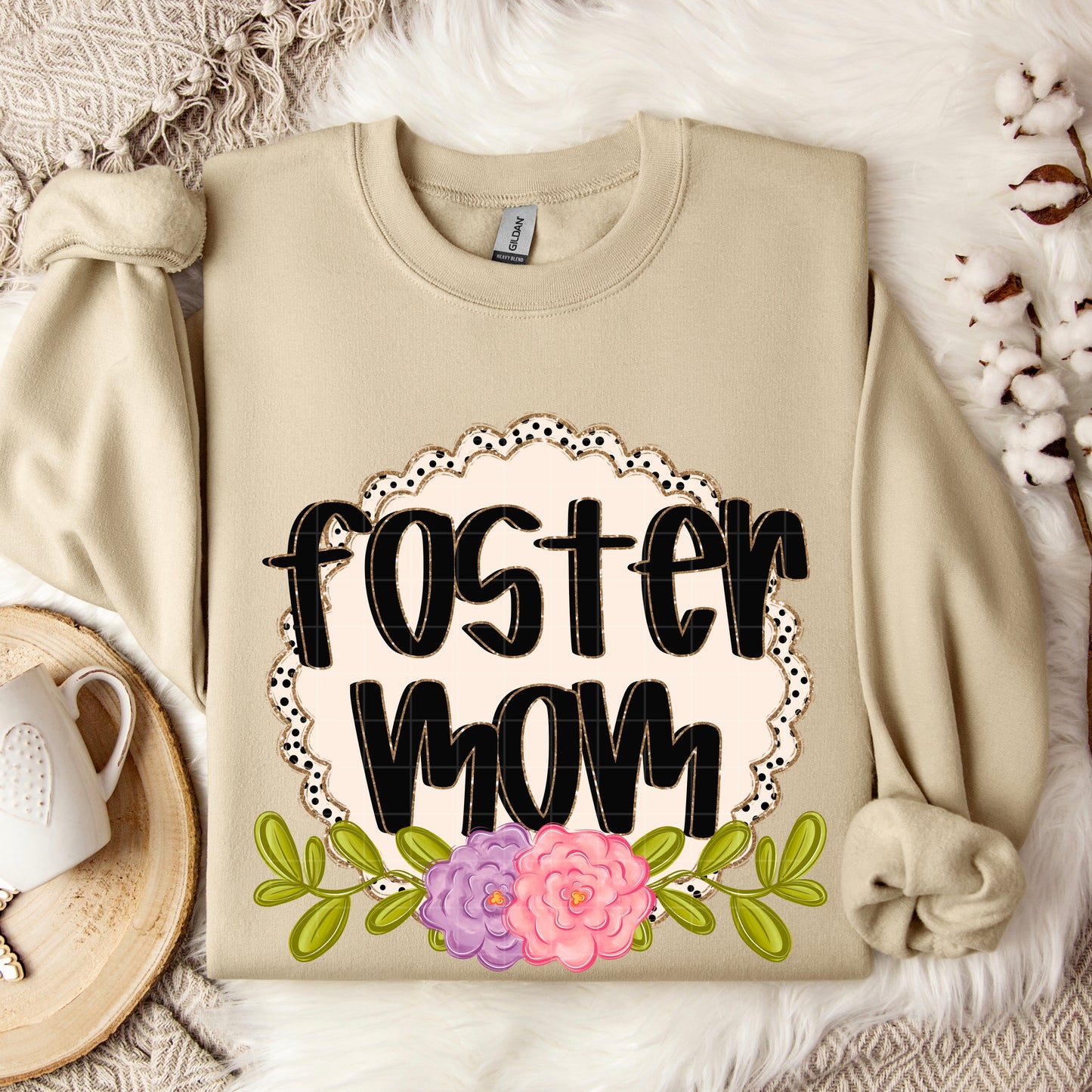FLORAL SPRING FOSTER MOM