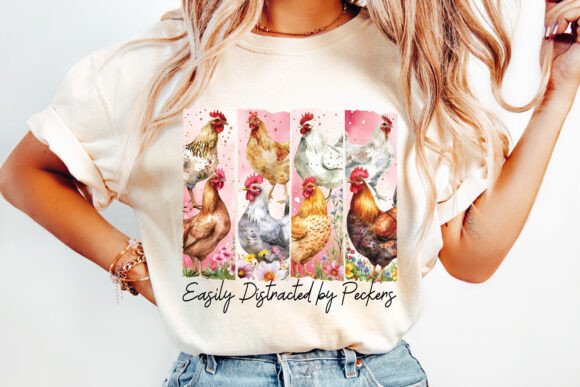 Funny Chicken Brushstroke