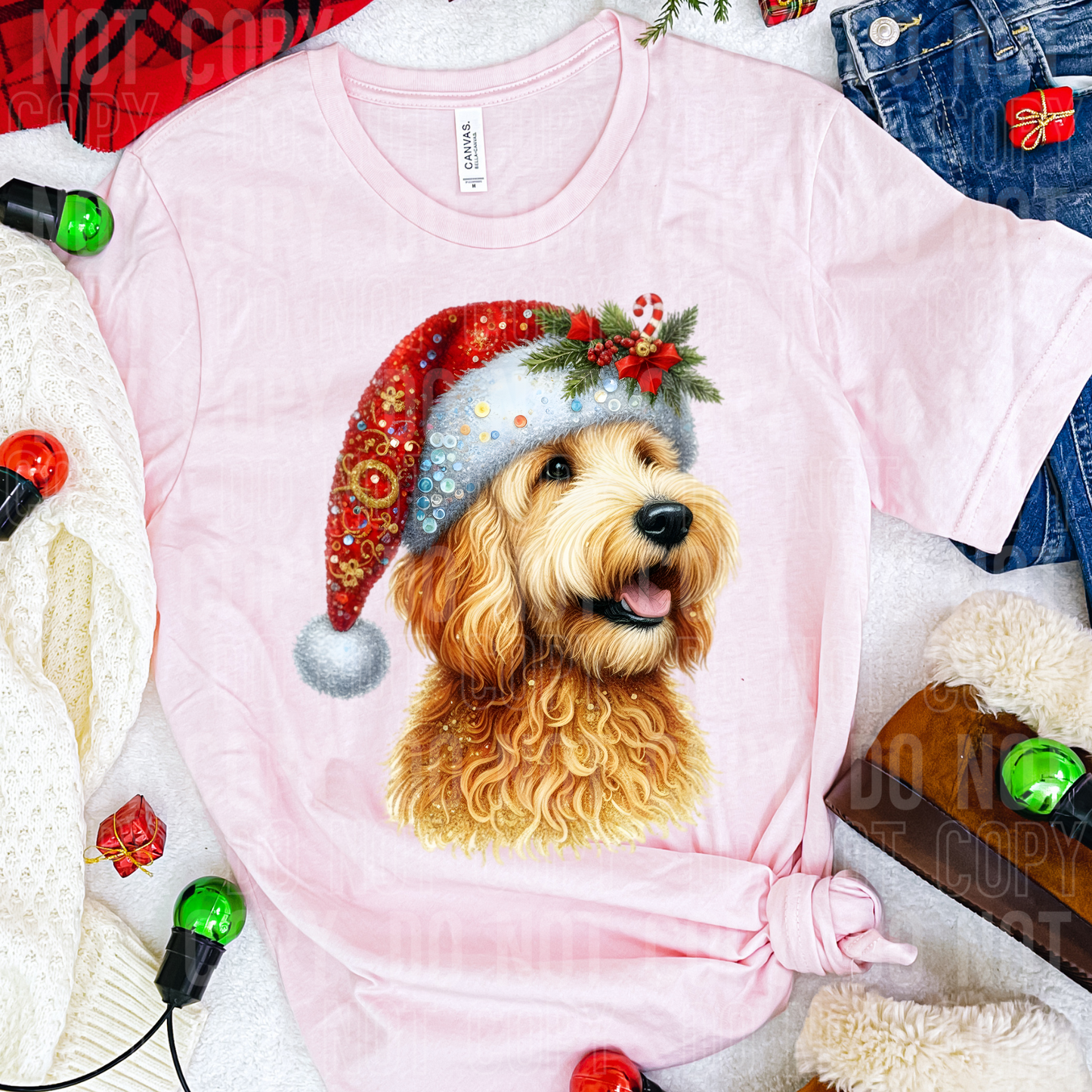 Christmas Golden-doodle