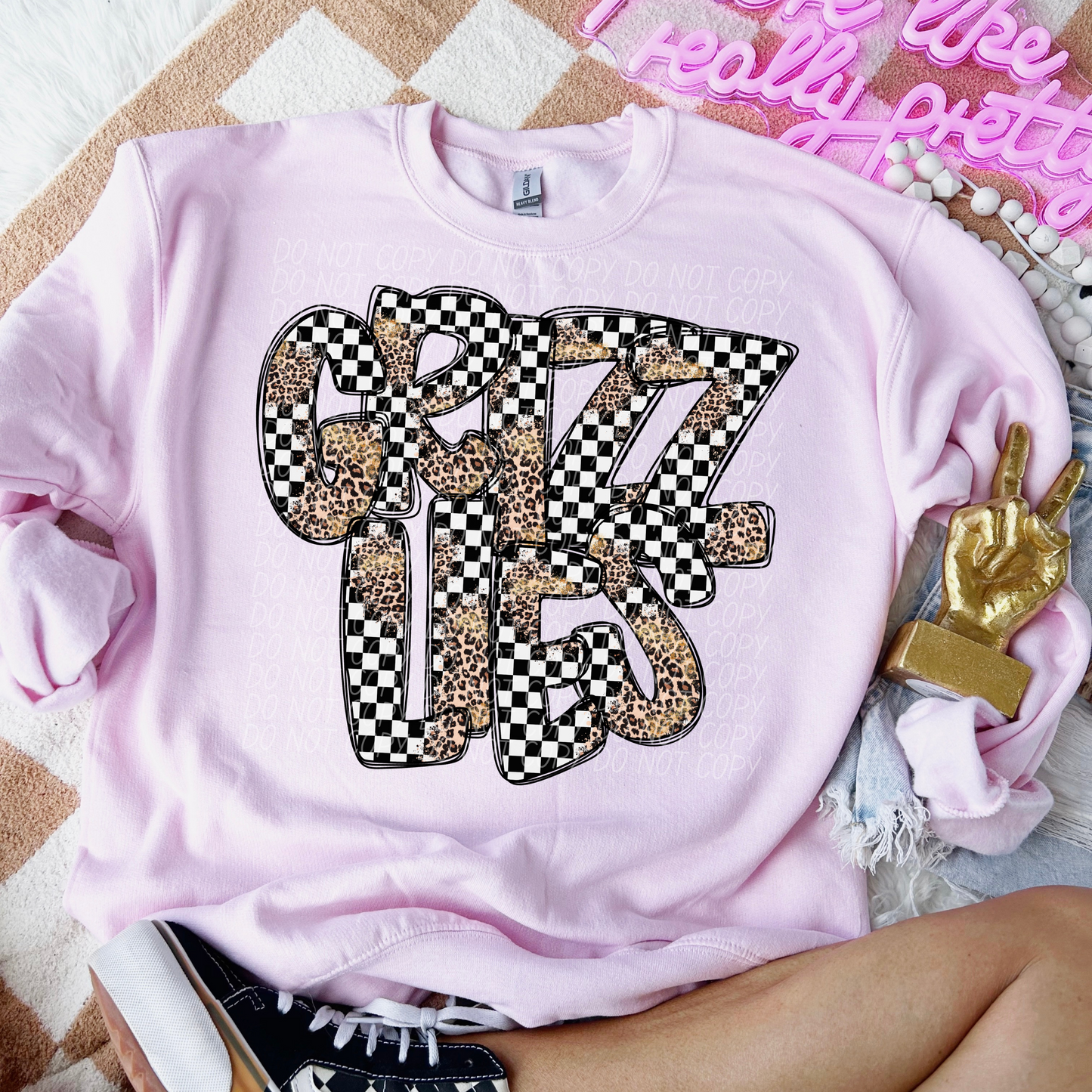 Grizzlies Checkered Cheetah