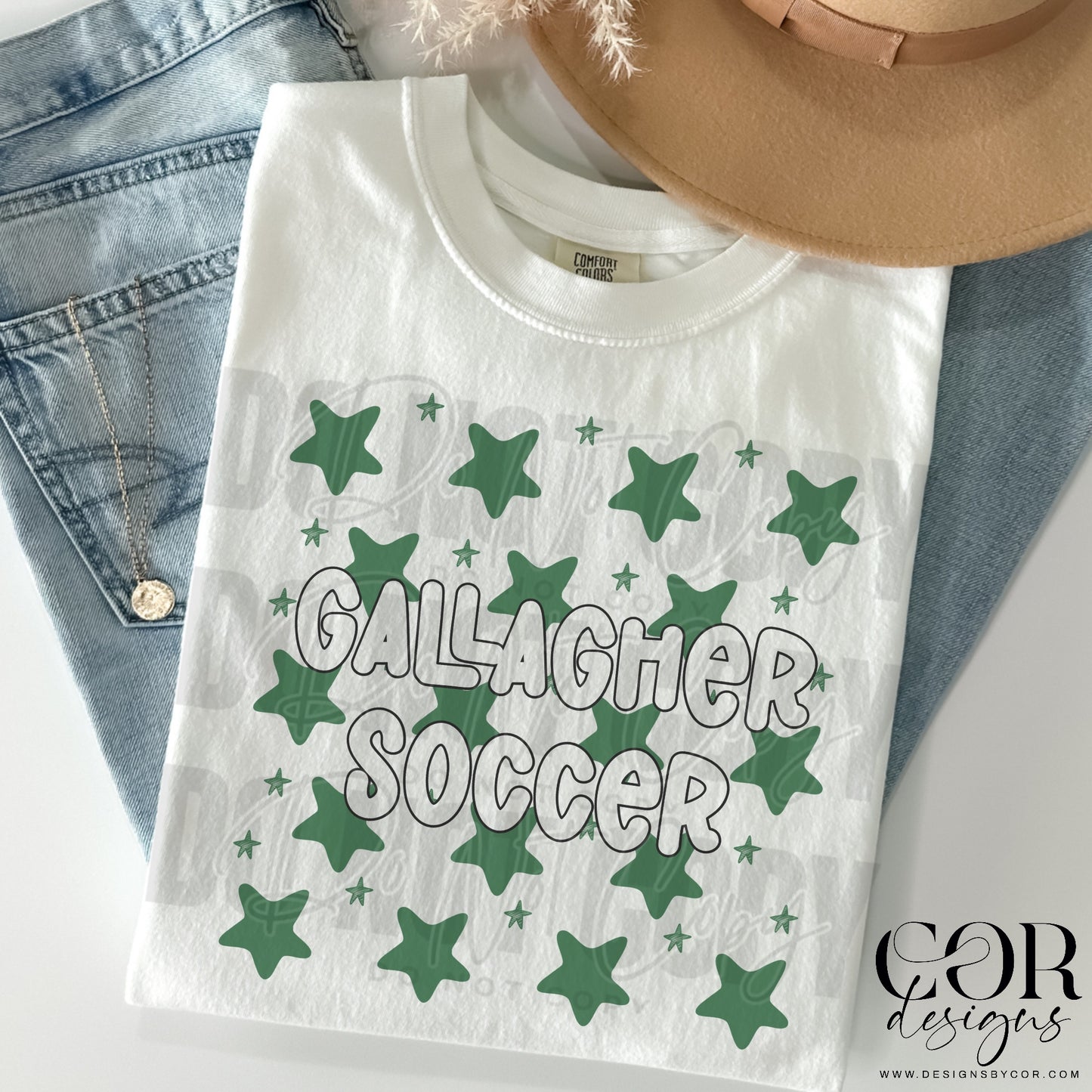 Gallagher Soccer (green stars)