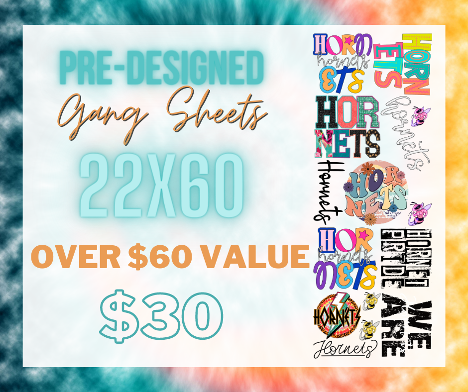 Hornets Mascots Gang Sheet