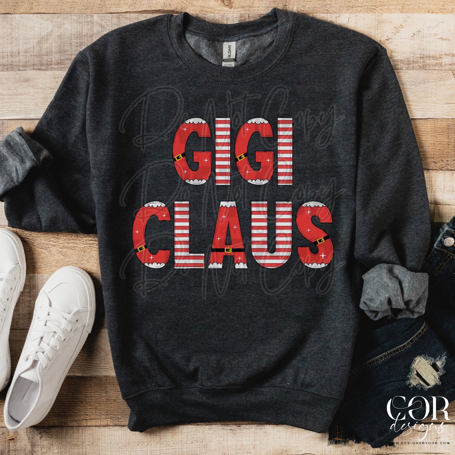 Gigi Claus (Santa Print)