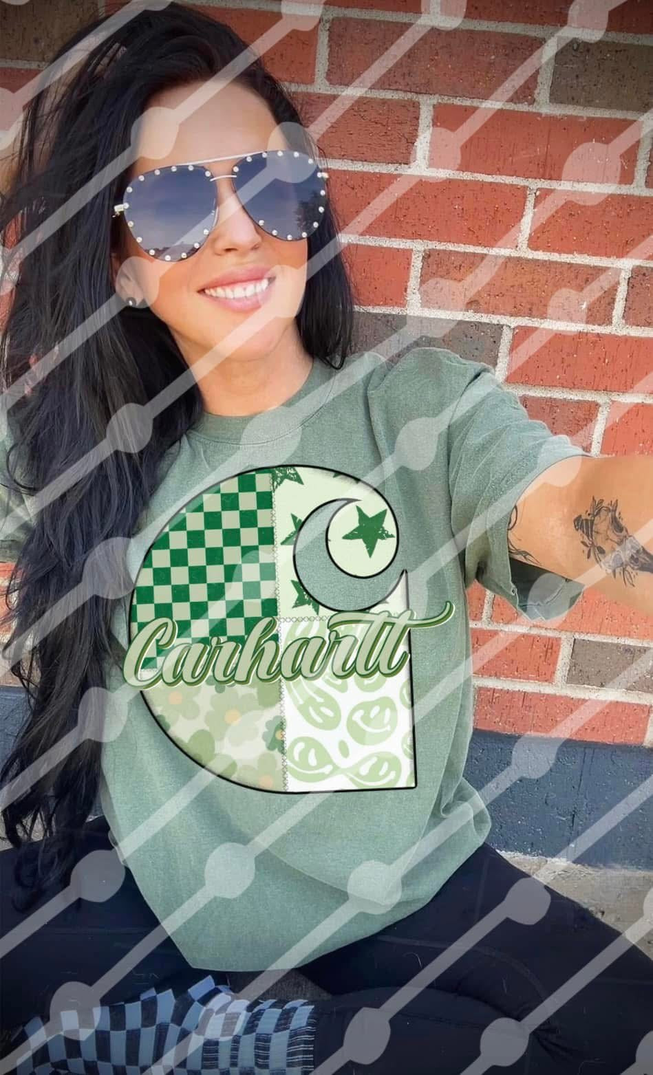 Green floral Carhartt (star)