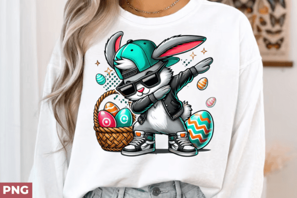 Dabbing Easter Bunny