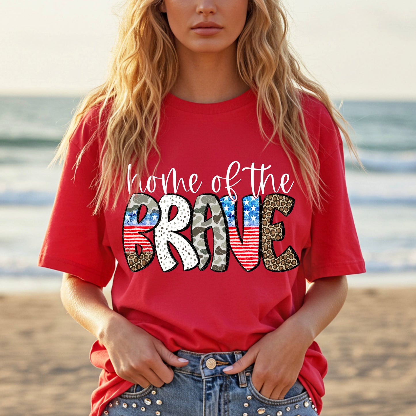 HOME OF THE BRAVE (WHITE)