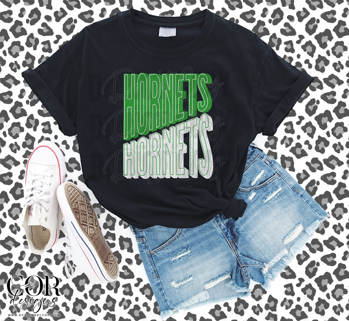 Hornets Green And White