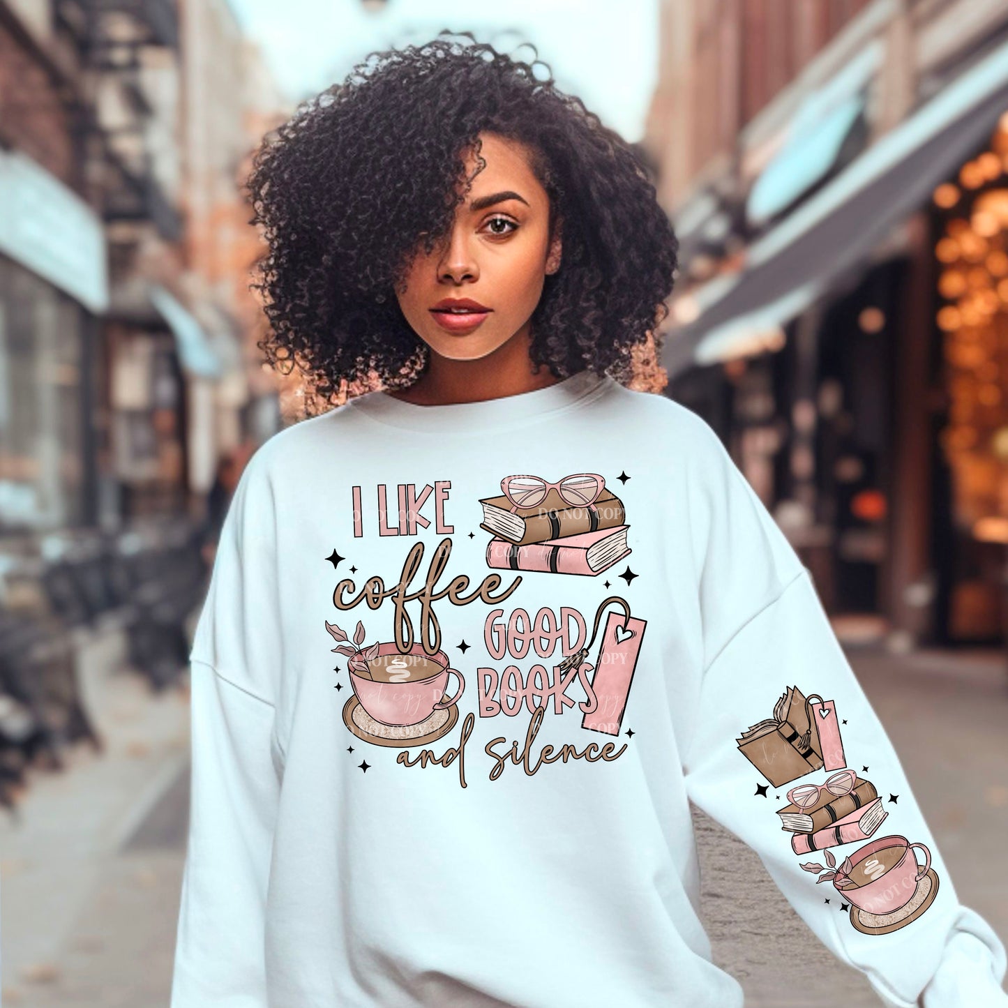 Coffee, Good Books, And Silence-SLEEVE
