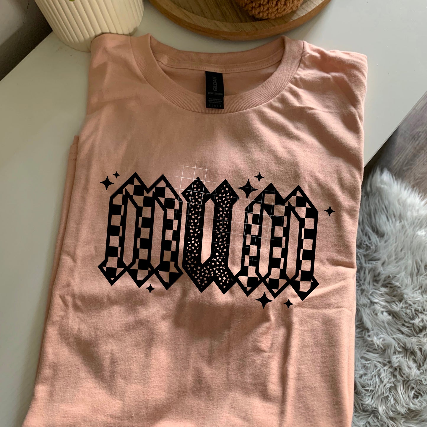 Checkered Mum (black)