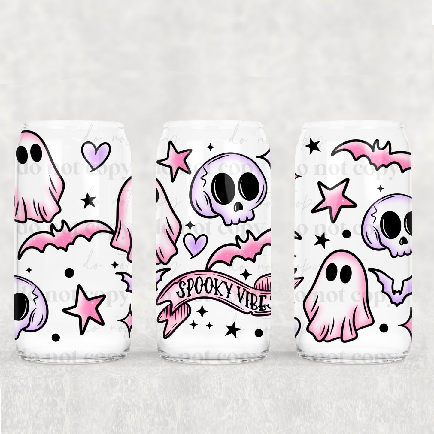 Spooky Vibes- UV Libby Wrap