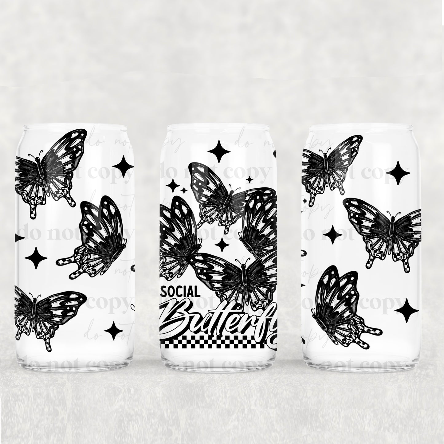 Social Butterflies - UV Libby Wrap