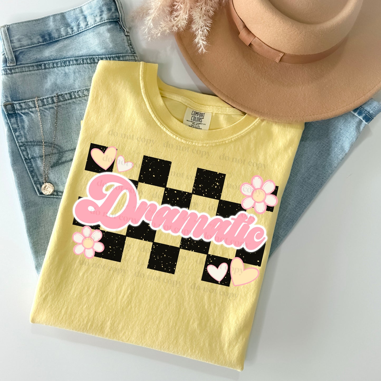Dramatic Checker Flowers