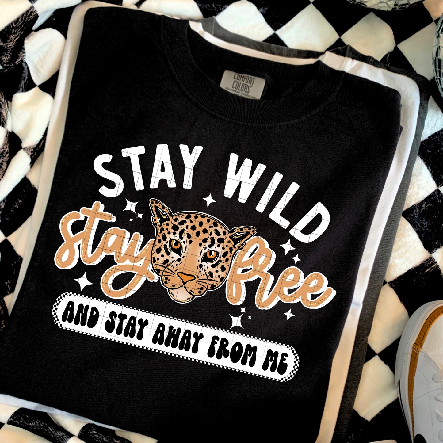Stay Wild Stay Free (white)