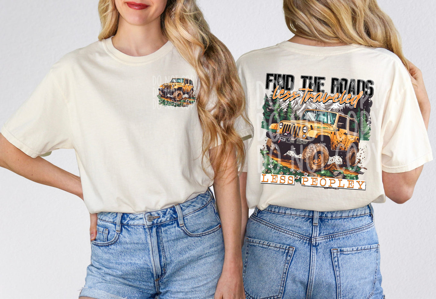 Find the roads less traveled (back)