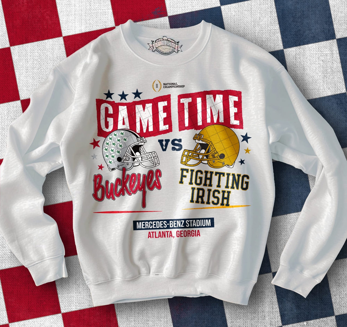 National Championship Game Time Red Buckeyes Irish