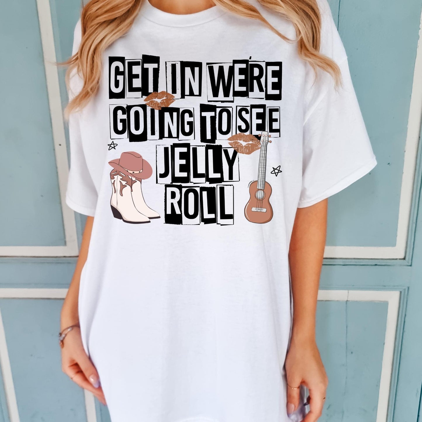 Get in we're going to see Jelly Roll