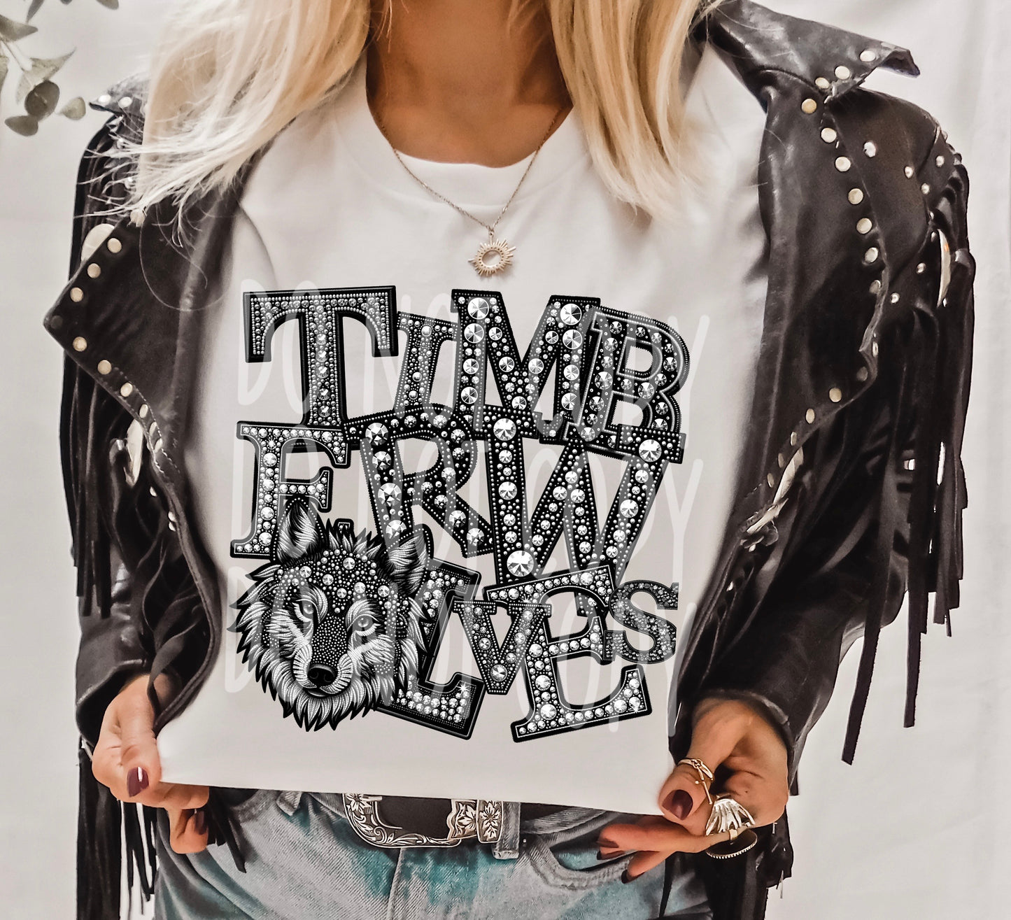 Timberwolves (rhinestones)