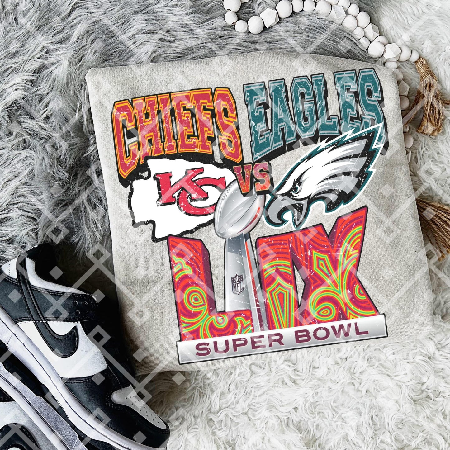 Chiefs Vs Eagles LIX Super Bowl