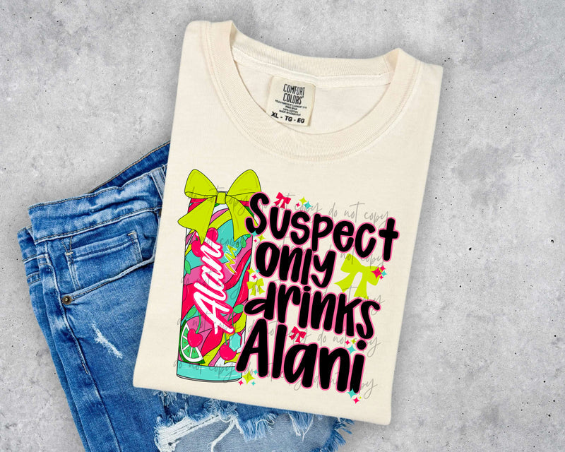 Suspect only drink Alani