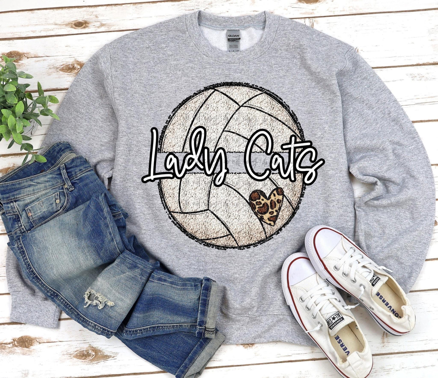 Personalized Volleyball Faux Sequin