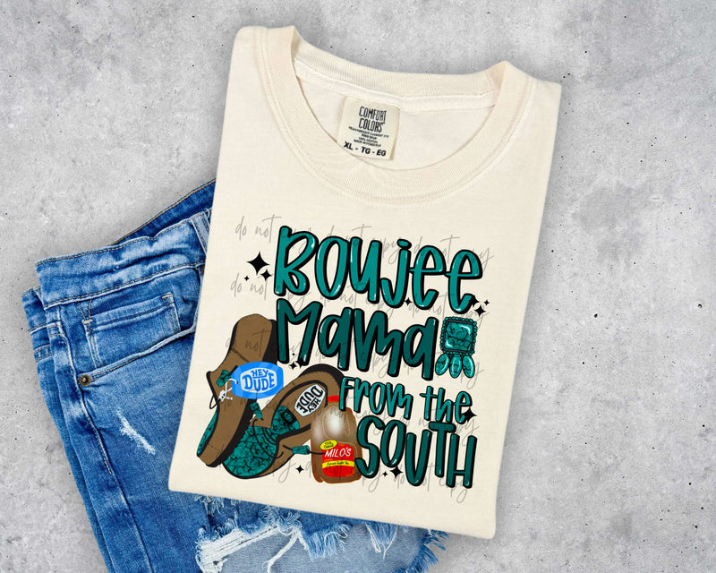 Boujee mama from the south (green)