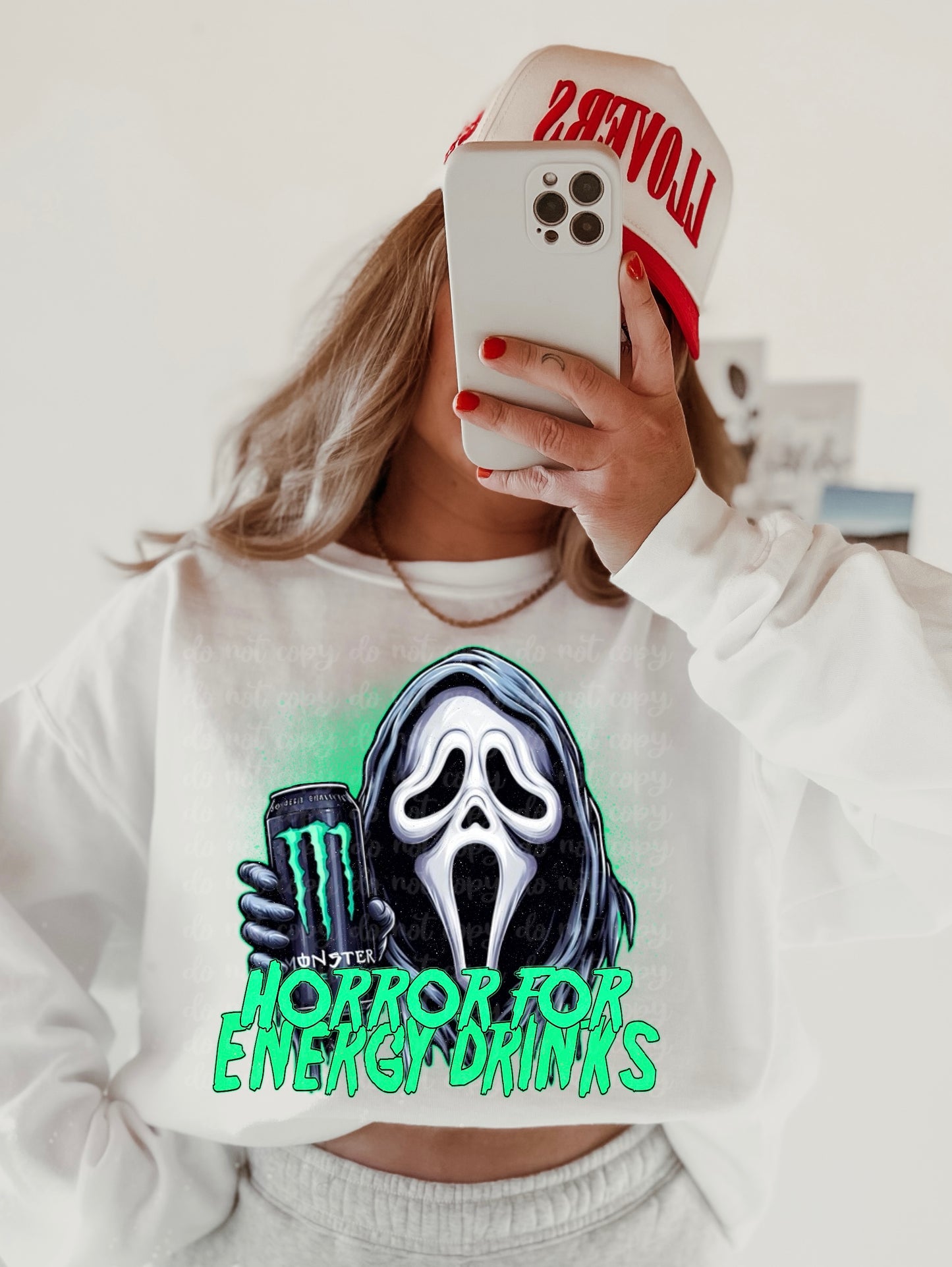 Horror For Energy Drinks-GHOSTFACE/MONSTER