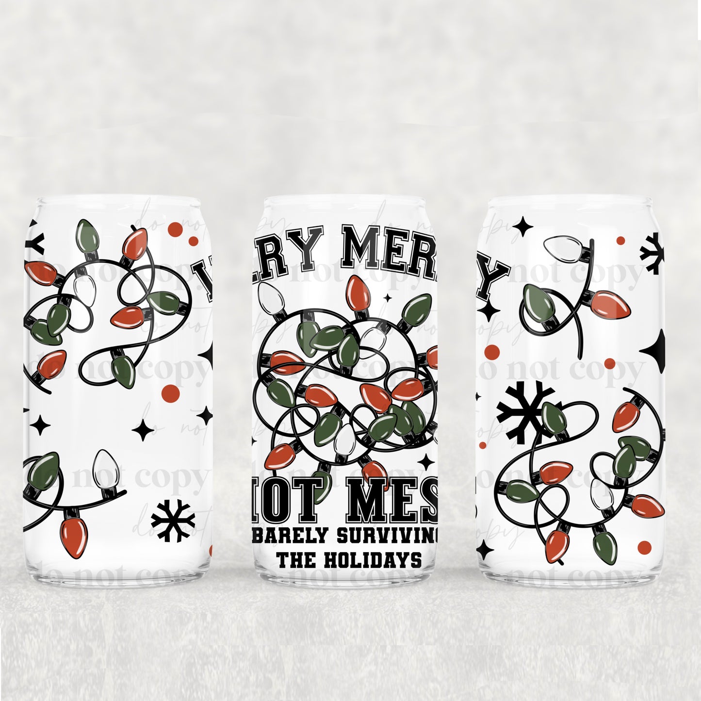 VERRY MERRY HOT MESS - UV Libby Wrap